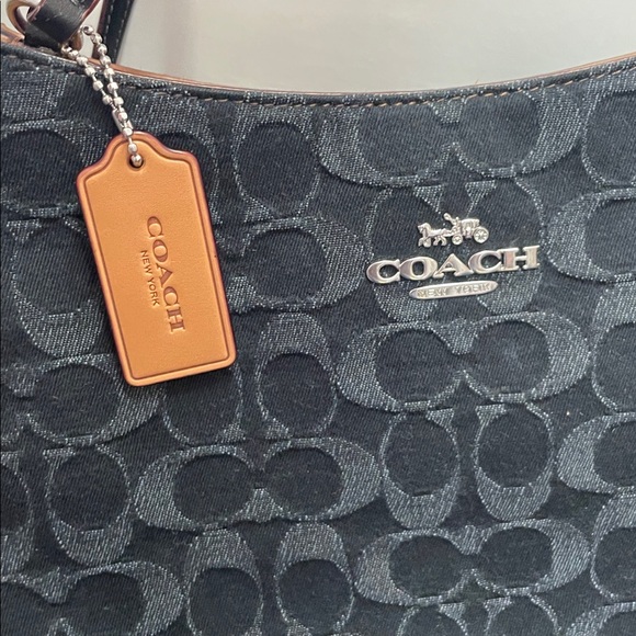 Coach ‘Penelope’ Signature Denim Shoulder Bag - Picture 6 of 12